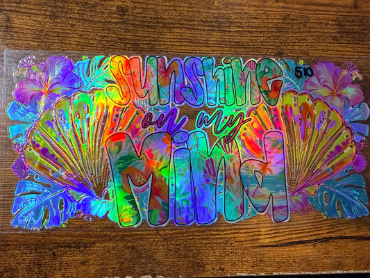 Sunshine on my mind
